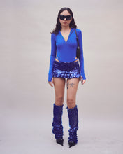 Load image into Gallery viewer, SEQUIN RUFFLE MINI SKIRT
